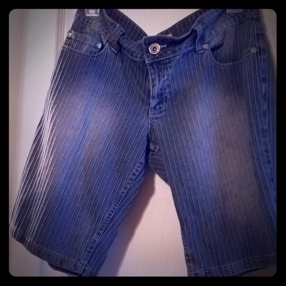Denim shorts